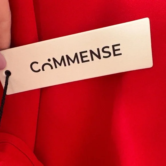 Commense Red Sleeveless Ruffle Mini Dress - Picture 6 of 7